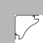 Profilé en aluminium STRIPLINE D'ANGLE 96X96mm - 2 mètres