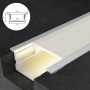 Profilé en aluminium STRIPLINE ENCASTRÉ 20X10mm - 2 mètres