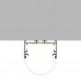 Profilé en aluminium STRIPLINE OVAL 45X42mm - 2 mètres