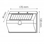 Applique Murale LED Sun Solaire avec capteur de mouvement
