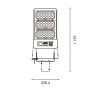 Luminaire Solaire LED Hybrid 9000 Lm