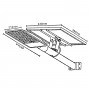 Luminaire solaire LED Maxlight Éclairage public 300W