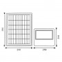 Projecteur Led Solaire Milan 150W