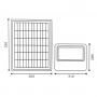 Projecteur Led Solaire Milan 200W