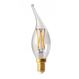 FLAMME "COUP DE VENT" LED Claire 4W 2700K E14 320lm